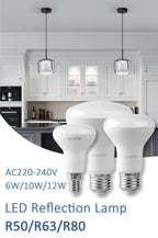 1-10 Pack R50 R63 R80 E14 E27 R Bulb Bathroom Light 6W 10W 12W High Lumen 3000K 4000K 6000K Natural Light for Bathroom Home