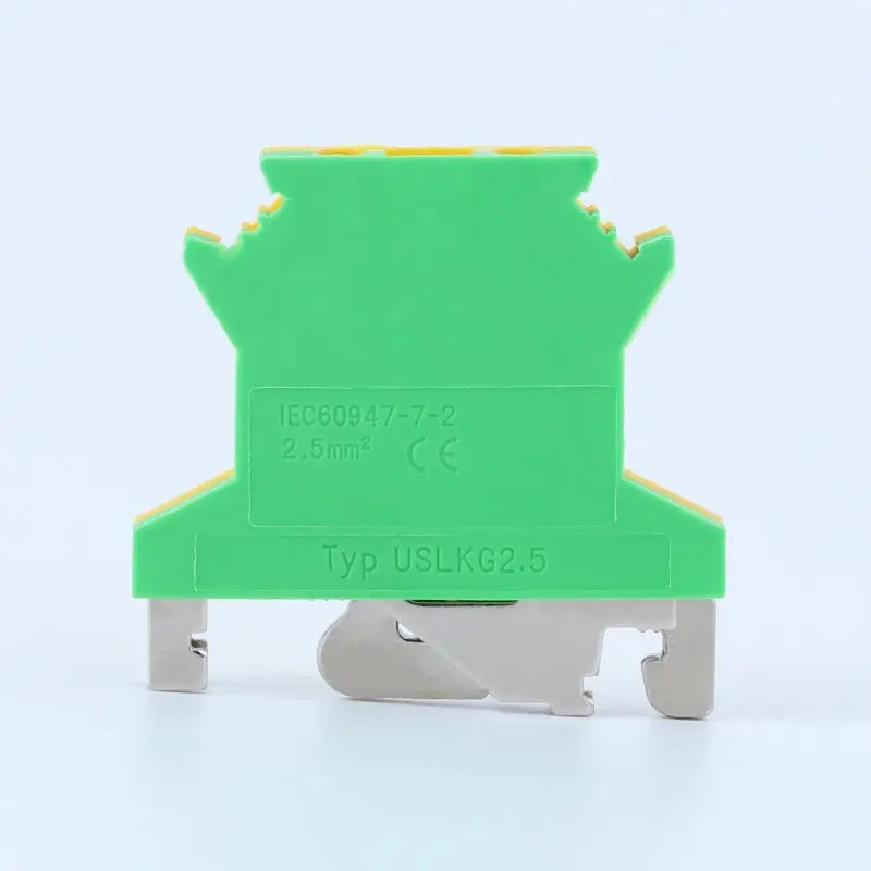 10Pcs USLKG2.5N UK2.5B Screw Ground Earth Protective Modular Wire Electrical Connector DIN Rail Terminal Block USLKG 2.5N 2.5