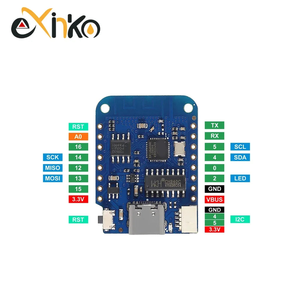 1/5/10PCS WeMos D1 Mini ESP8266 WIFI Internet of Things Development Board Based ESP-8266 D1 Mini V4.0.0 NodeMCU Lua IOT Board