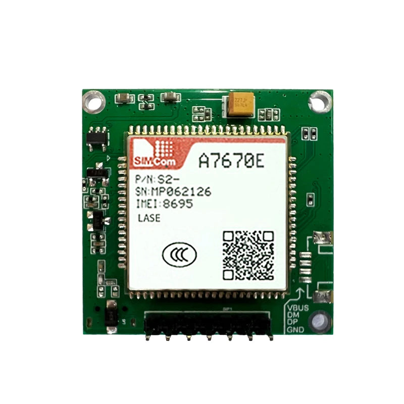 SIMCOM A7670E-LASE Single-row Needle Core Board with Antenna 4G 2G LTE CAT1 Module Modem Board Development Kit for Europe