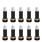 JZDZ 10pcs 4mm Banana Socket Binding Post Nut Banana Plug Jack Electrical Connector Terminal Test Hole DIY Parts Tools J.40015