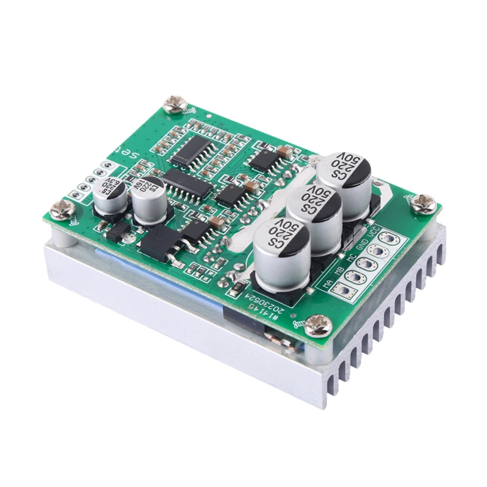 12-36V 15A 500W DC Motor Controller Module Hall Brushless BLDC Driver Board Motor Speed Regulator With Over-Current Protection