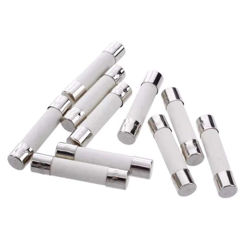 5x20 6x30 Mm 250V 0.25A -30A AMP Fast Blow Tube Ceramic Fuse