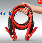 2000A 4M Heavy Duty Car Battery Jumper Cables Emergency Start Booster Cables with Anti-Corrosion Clamps for Car Truck Motorcycle