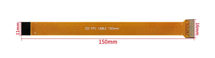10PCS Raspberry Pi 5 DSI FFC Cable 15‑Pin to 22‑Pin 15cm for Display