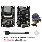 OV5640 ESP32 CAM Camera Module Kit 2.4 GHz WiFi and Bluetooth Develop Board Type C 8MB PSRAM HD 5MP Auto Focus 66 120 160 Degree