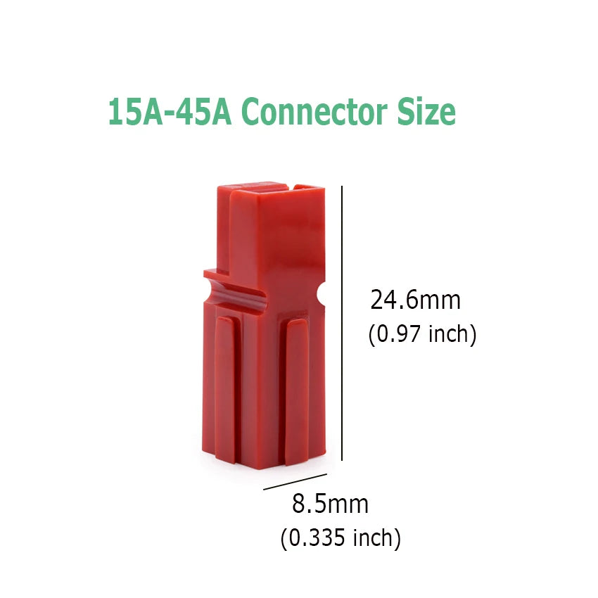 10/20 Pair 15A/30A/45A Amp Plug 600V Compatible For Powerpole Connector With Rubber Dust Cover Sleeves For Electric Equipments