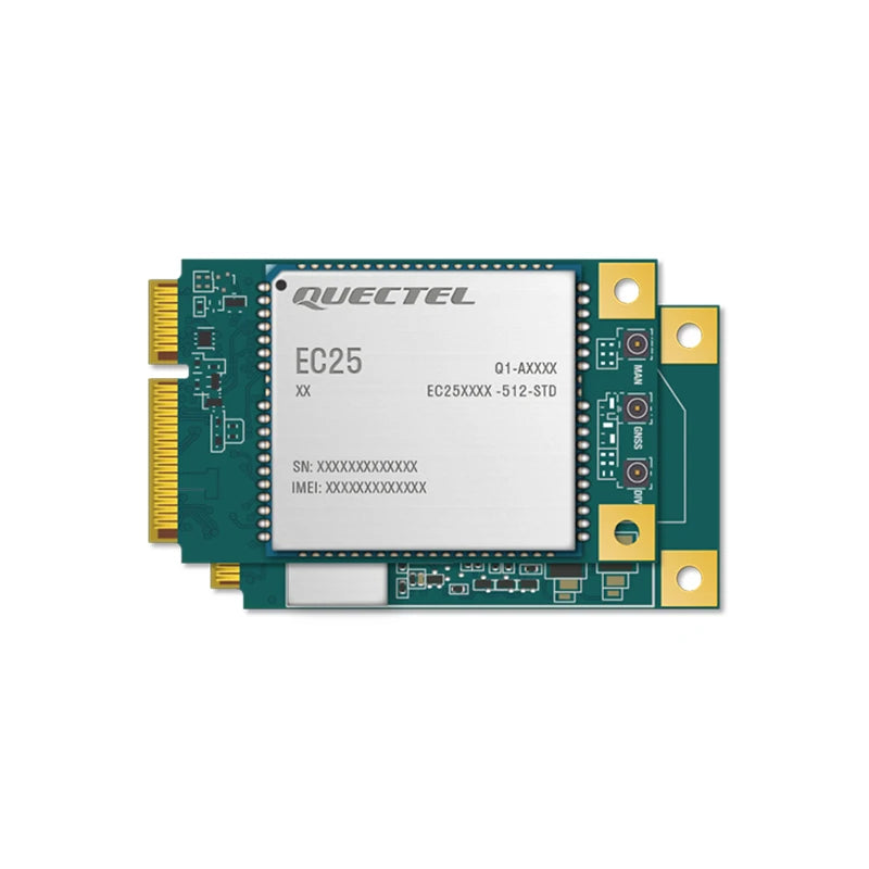The cheapest Quectel EC25-AFX EC25AFFA-MINIPCIE LTE Cat 4 Module T-Mobile AT&T Verizon Operators  B2/B4/B5/B12/B13/B14/B66/B71