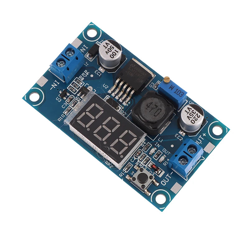 LM2596 DC-DC Adjustable Step-down Module With Digital Display Voltmeter Display LM2596S Voltage Regulator