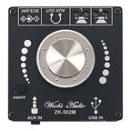 ZK-502M/1002M 2.0 Stereo Bluetooth 5.0 Digital Amplifier Board 50W+50W / 100W+100W Audio Amplifier Module