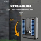 Foldable LED 120° Solar Light Outdoor Wall Lamp Waterproof Spotlights Lamp Motion Sensor Solar 3 Modes Street Light Garden Decor