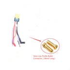 Hardcase Lipo Harness 2S JST XH Balance XT60 Tamiya Deans EC3 EC5HXT TrX Plug to 90 Degree 4.0/5.0mm Bullet Connector with Cover