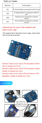 PCF8591 module AD/DA conversion module Temperature and illumination acquisition module For Arduino