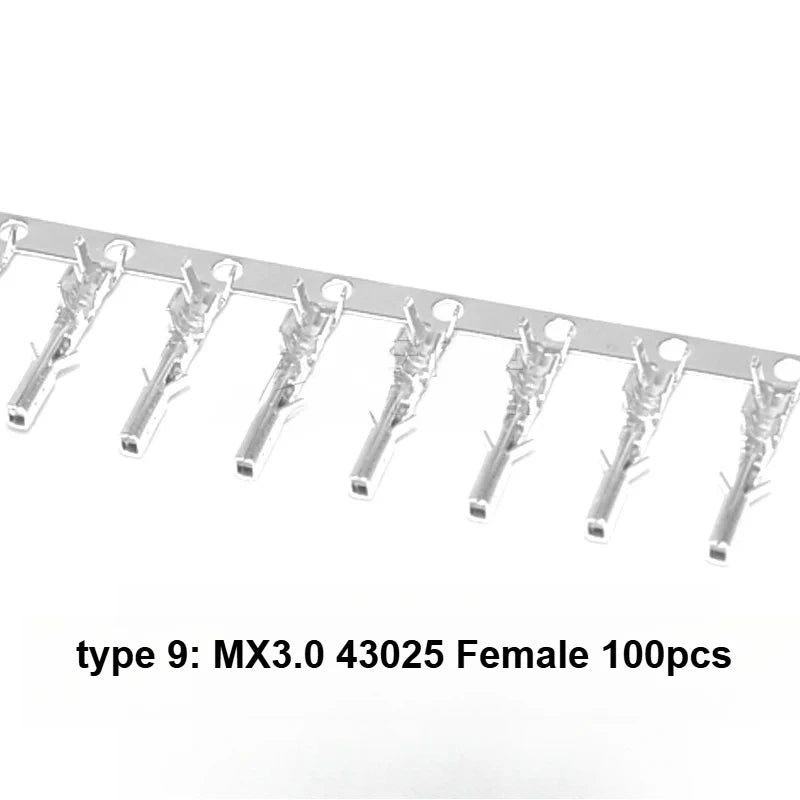 10Sets MX3.0mm Micro-Fit 3.0mm Double Row 2*1P- 2*12Pin Mini 5559/43020 Housing Receptacle Terminal Straight RA Wafer Connector