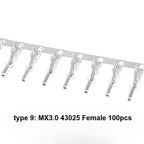 10Sets MX3.0mm Micro-Fit 3.0mm Double Row 2*1P- 2*12Pin Mini 5559/43020 Housing Receptacle Terminal Straight RA Wafer Connector