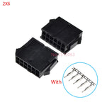 10sets Female MX3.0 3.0mm Pitch Micro-Fit 3.0 Connector Housing 2*1/2/3/4/5/6/8/10/12 Pin shell Terminal Molex 43020 2P/3P/4P/5P
