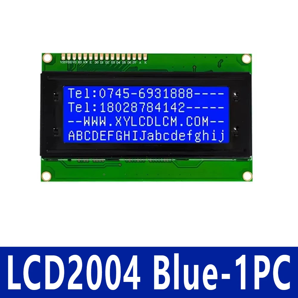 1~5PCS LCD Board 2004 20*4 LCD 20X4 5V Blue/Green screen LCD2004 display LCD module LCD 2004
