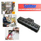 6/3Ports Out Line Splitter Quick Connect Low Voltage Wire Splitter Distribution Block For Lighting Led Strip Connection Terminal