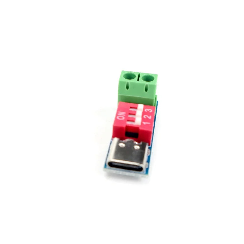PD 3.0 fast charging trigger module Type-C 5-20V adjustable 100W decoy tester board support QC2.0/3.0