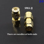 1/3/5piece SMA Male Female RF Straight Connector 90 Degree Right Angle Tee Type 3Way Splitter RPSMA To RP-SMA Male Adapter