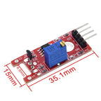 1/3PCS KY-024 A3144 Linear Magnetic Hall Switches Speed Counting Sensor Module