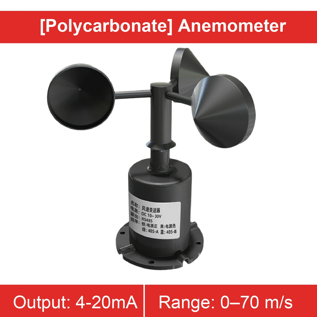 Ultrasonic Wind Sensor Anemometer Module 0‑2V 5V 10V 4‑20mA RS485 NPN PNP Multi‑Output Industrial Weather Station Sensor