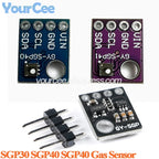 10pcs/1pc SGP30 SGP40 SGP41 Gas Air Quality Sensor Module TVOC ECO2 Carbon Dioxide Measurement Formaldehyde Air Detector