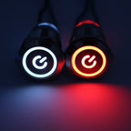 12/16/19/22mm Waterproof Metal Push Button Switch LED Light Momentary Car Engine Power Switches 5V 12V toggle 220V Volt