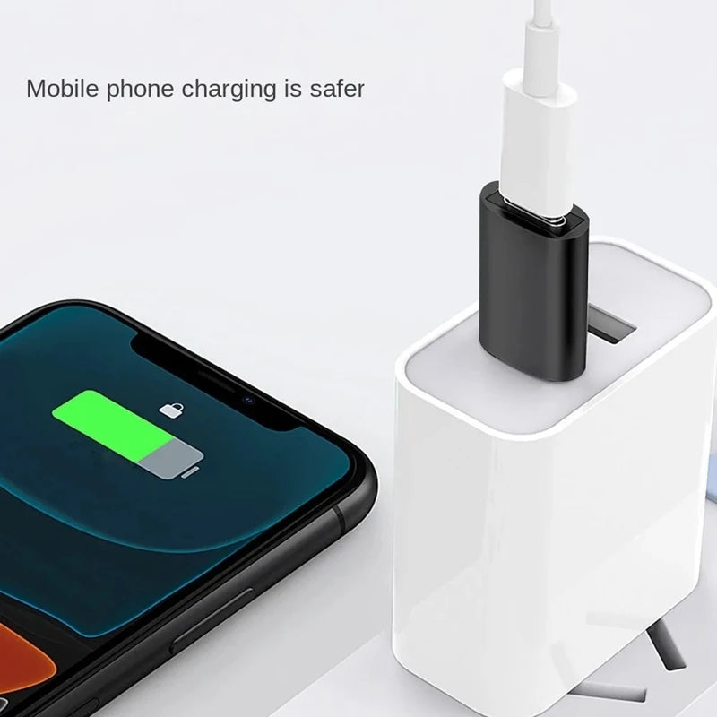 Type-c Female To USB 3.0 Male Adapter Charging Data Cable Connector For iPhone Samsung Huawei Phone Ipad Laptop USB-C Earphone