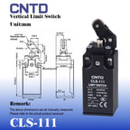 CNTD CLS‑1 Industrial Limit Switch CLS‑111 CLS‑112 CLS‑127 IP65 1NO+1NC 250VAC Waterproof Travel Switch for Automation Machinery