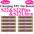 10pcs USB Charging FPC on Board Flex Cable For Samsung S22 S23 S24 S20 S21 Note20 S10Lite S20FE Note20 Connector Clip Port Plug