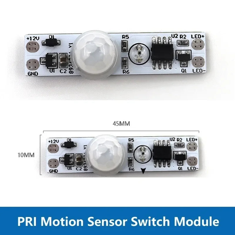 Touch Switch Capacitive Module PIR Motion Sensor 5V-24V 3A LED Dimming Control Lamps Short Distance Scan Sweep Hand Sensor