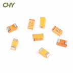 10PCS Tantalum Capacitor A B C D Type 6.3V 10V 16V 25V 35V 50V 4.7/6.8/10/15/22/33/47UF 100UF 150UF 220UF 330UF 470UF 680UF 106