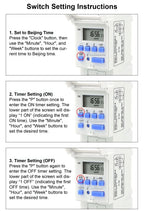THC15A Digital Timer Switch Programmable Time Switch 30A DIN Rail Weekly Timer Relay 12V 24V 110V 220V LCD Controller