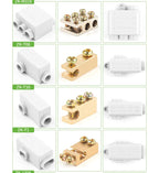 5PCS High Power Sistributor ZK/T Type 60A/80A/100A  without disconnection Quick Wiring Terminal Block Junction box Connector