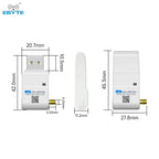 LoRa Module USB Interface 230/400/900MHz EBYTE E22-230/400/900T22U 22dBm With Antenna RSSI LBT 5KM DIP Module