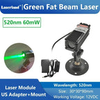 650nm 520nm Red Green Dot Fat Beam Laser Diode Module for Stage Escape Room Wine Base Bar KTV Use