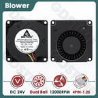 Gdstime 4010 Fan 24V 12V 5V 40MM*10MM DC Brushless Blower Fan 40MM Radial Fan 4CM Turbo Radiator for 3D Printer Accessories Part