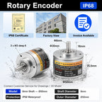 Rotary Absolute Encoder single-turnRS485 SSI CAN Power-Off Memory Angle Sensor for Equipment Waterproof