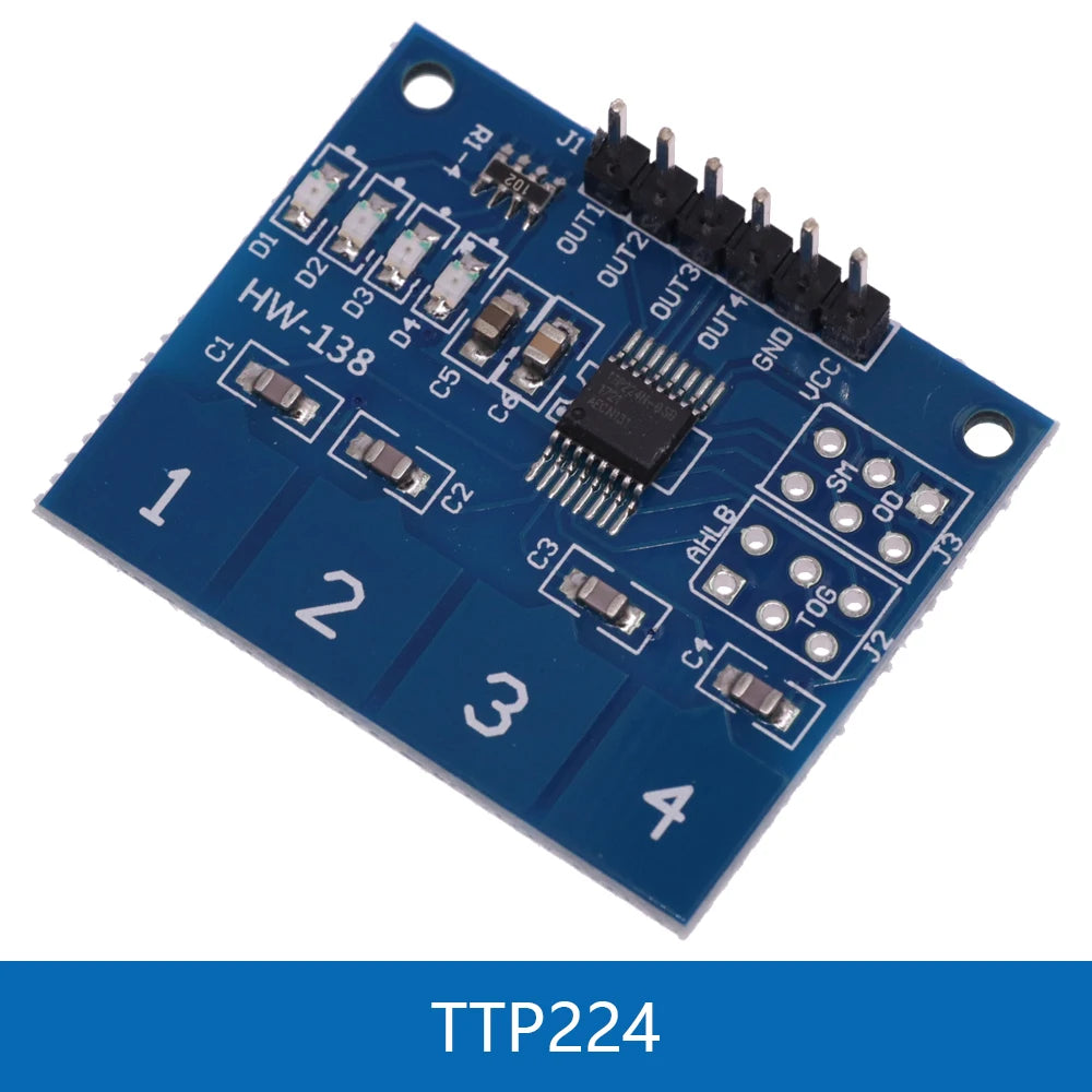 1/5/10PCS TTP223 TTP224 Touch Key Switch Module TTP226 TTP229 Touching Button Capacitive Switches Single Channel Reconstruction