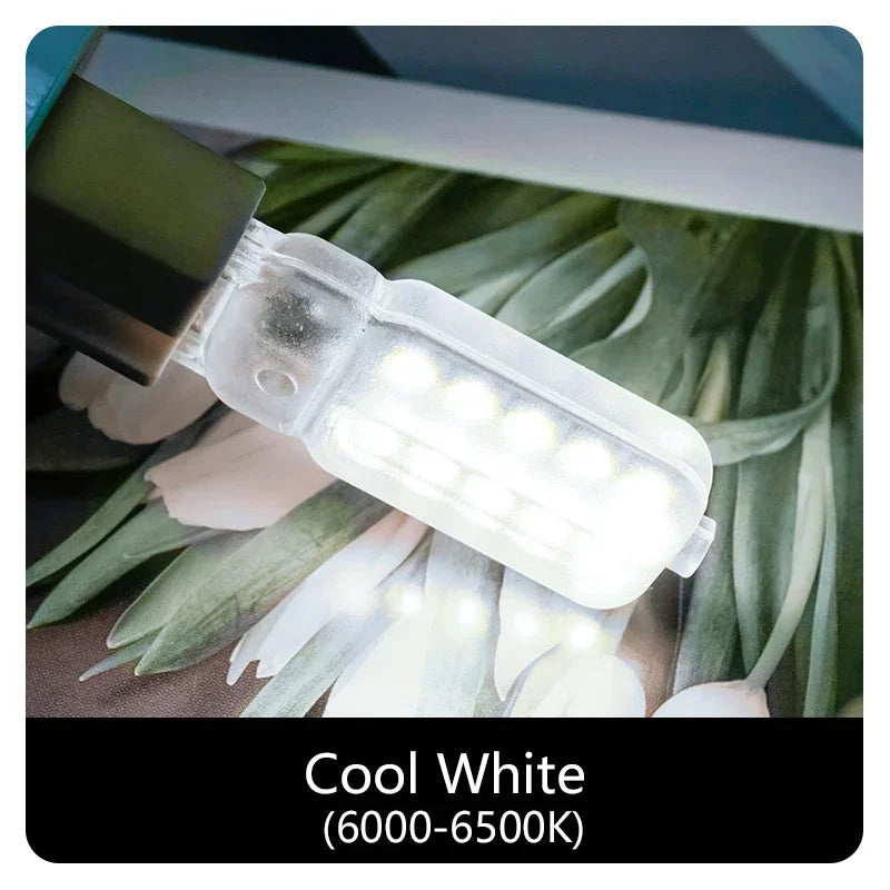 10pcs/lot G9 LED Light Bulb 220V 3W 5W 7W Cold/Warm/Natural White Spotlight for Crystal Chandelier Replace Halogen Lamp Lighting