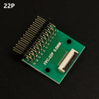 1pcs 4P-- 80P 0.5mm Pitch Connector SMT Adapter to 2.54mm 1.00 Inch Hole FPC FFC Cable Welded Board + Double Row Straight Pin