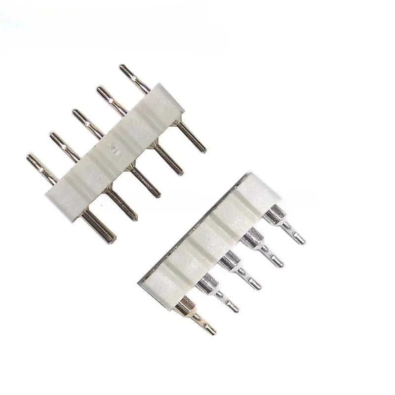 10/100pcs 2.54mm 2P/3P/4P/5P/8P Right Angle SMT Round Single Row 0.1" Pitch 1x40Pin Horizontal SMD Hole Socket Male Pin Header