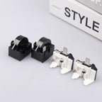 Refrigerator Compressor PTC Start Relay Refrigerator Starter Overload Protector 1/2 Pin 15 Ohm 1/6H Replacement Protector