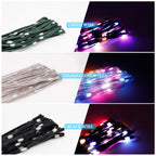 WS2812B RGB LED StringTransparent Green Black Wire Addressable  Wedding Garland Decoration Christmas Lights USB Controller DC5V