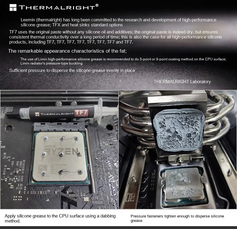 Thermalright 13.8W/m.k Thermal Conductive Grease Silicone Thermal Paste For Computer PC Laptop CPU GPU Video Card Chips