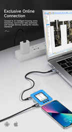 JCID CD01 Charging Detector CD01 Use with JC Intelligent Drawing Faults Diagnosis Type-C Lightning Port Tester IPhone Android