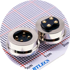 Magnetic Circular PogoPin Connector 2A Male Female Metal Spring Loaded 1/2/3/4/5/6 Pin DC Power Charger Wire JST SM Gold Plated