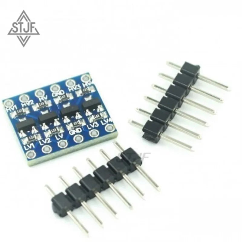 STJF 10PCS Logic Level Shifter Bi-Directional two Four-way two-way logic level transformation module