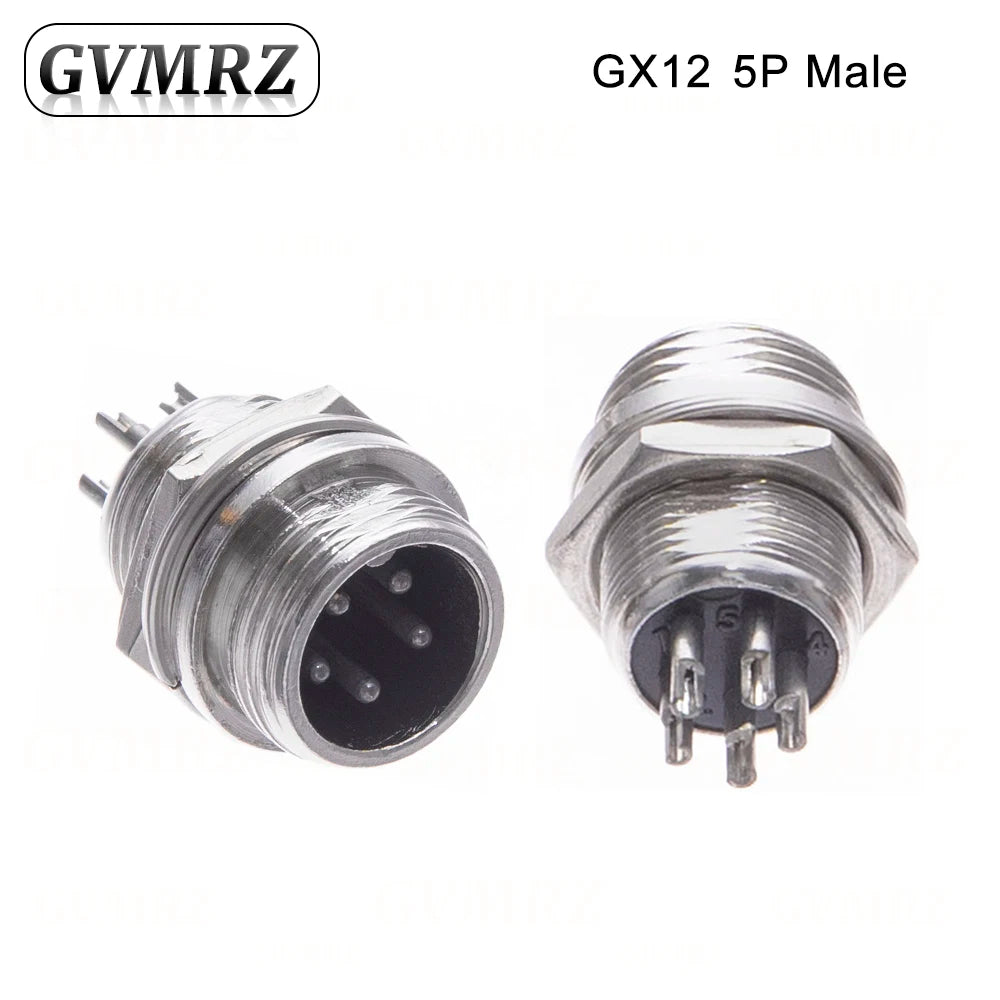 GX12 2 3 4 5 6 Pin Docking Aviation Plug Socket Waterproof Circular Connector